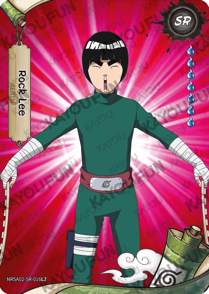 Kartu Kayou Naruto - Rock Lee (SR)