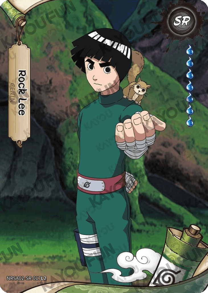 Kartu Kayou Naruto - Rock Lee (SR)