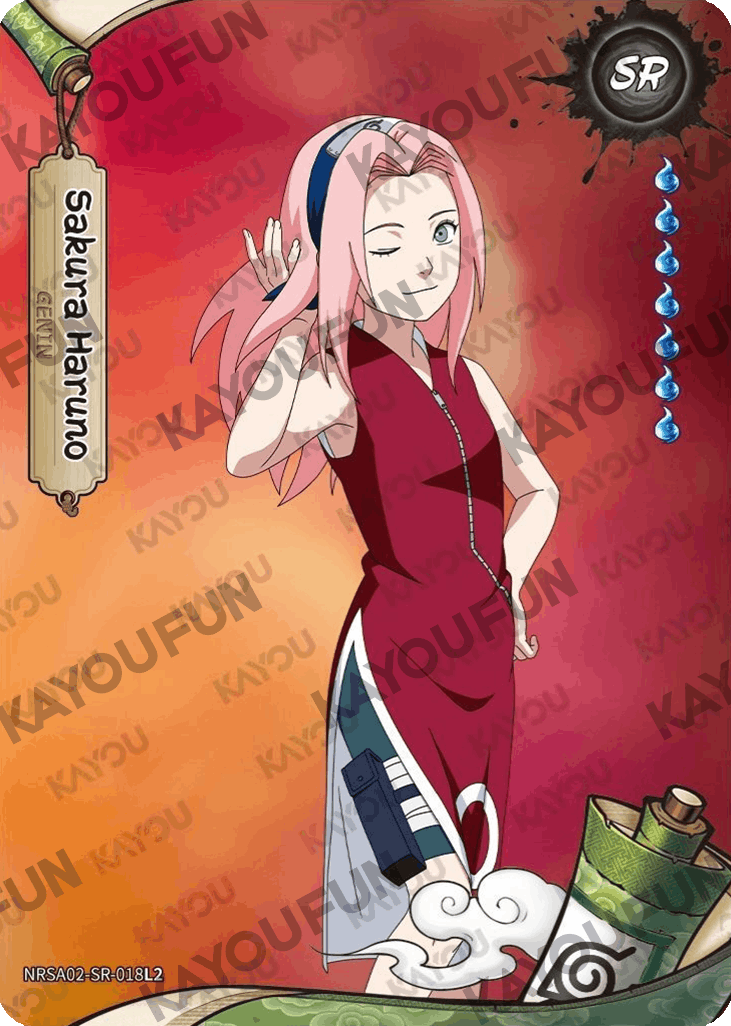 Kartu Kayou Naruto - Sakura Haruno (SR)