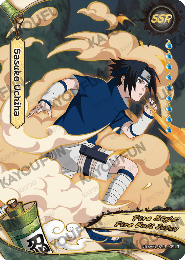 Kartu Kayou Naruto - Sasuke Uchiha (SSR)