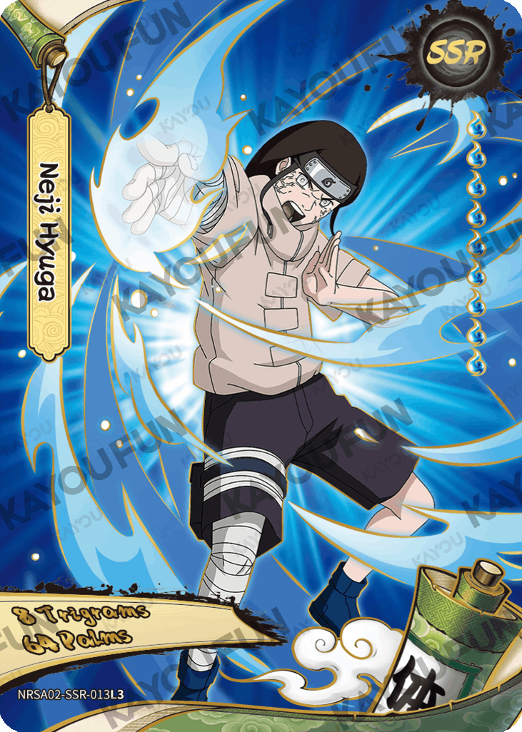 Kartu Kayou Naruto - Neji Hyuga (SSR)
