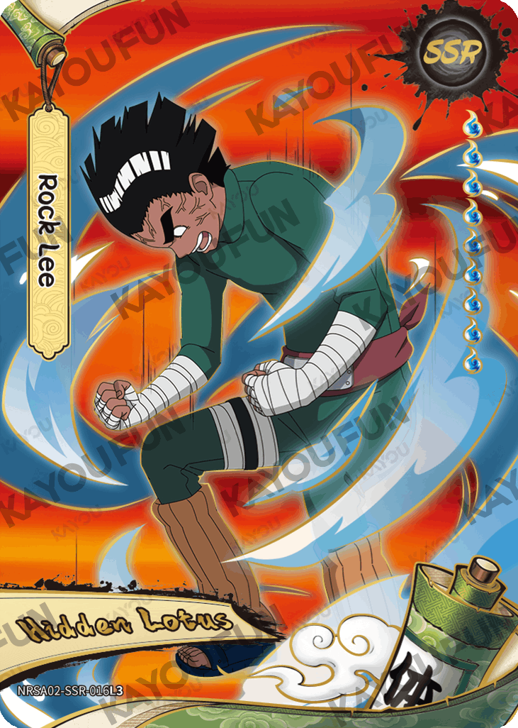 Kartu Kayou Naruto - Rock Lee (SSR)