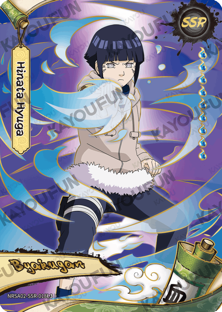 Kartu Kayou Naruto - Hinata Hyuga (SSR)