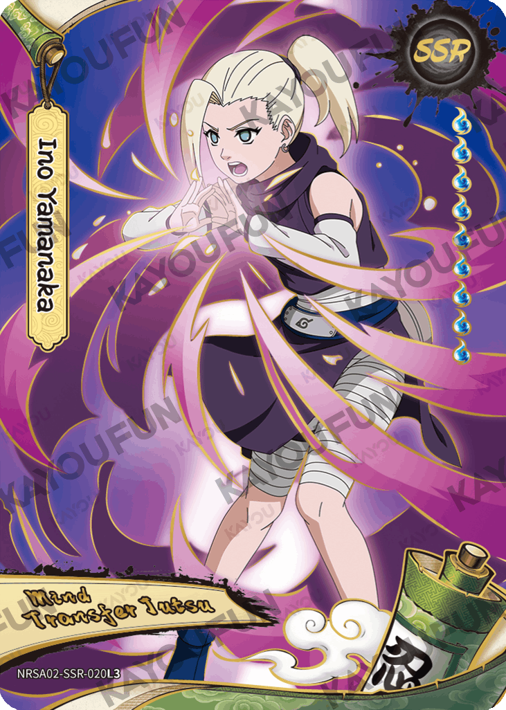 Kartu Kayou Naruto - Ino Yamanaka (SSR)