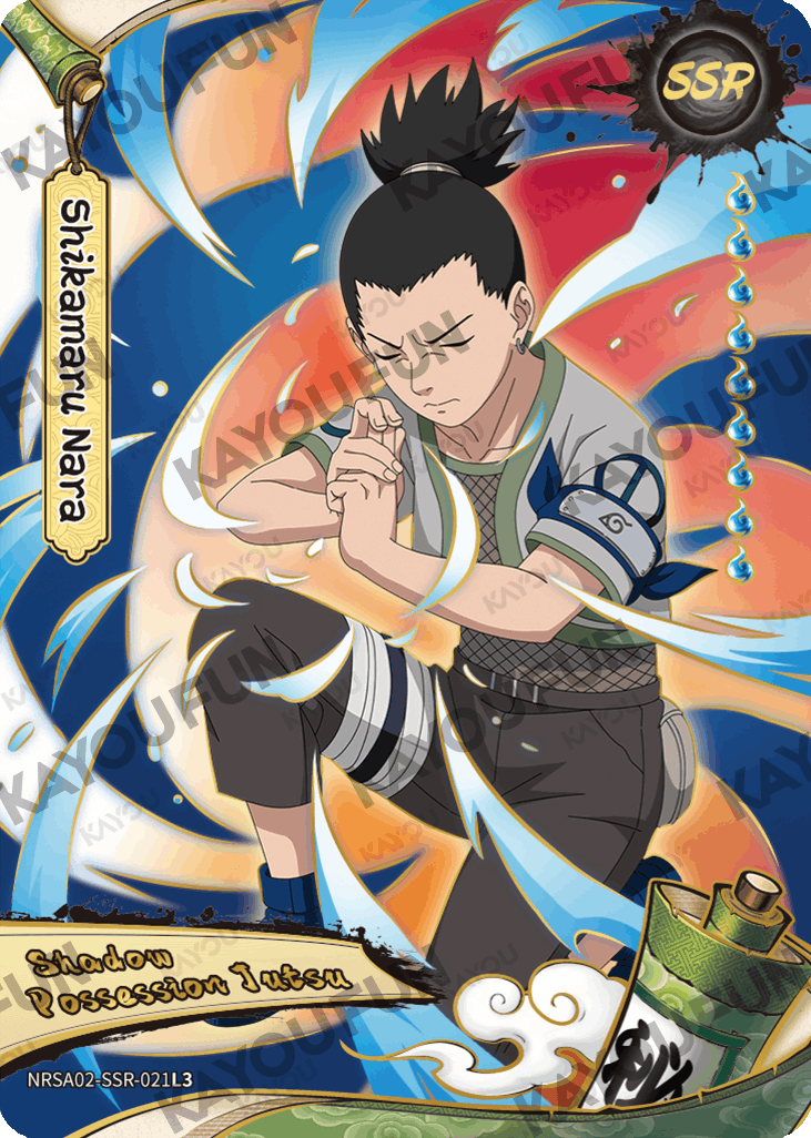 Kartu Kayou Naruto - Shikamaru Nara (SSR)