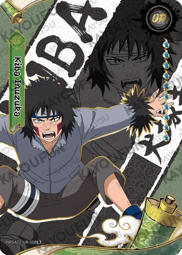 Kartu Kayou Naruto - Kiba Inuzuka (UR)