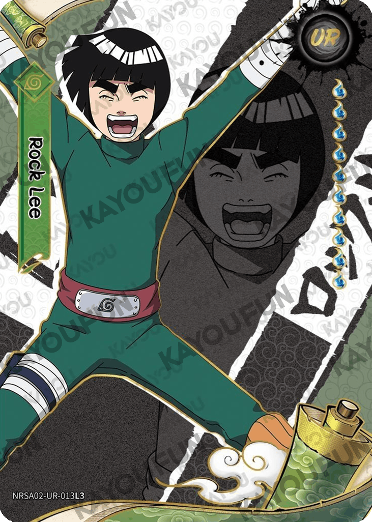 Kartu Kayou Naruto - Rock Lee (UR)