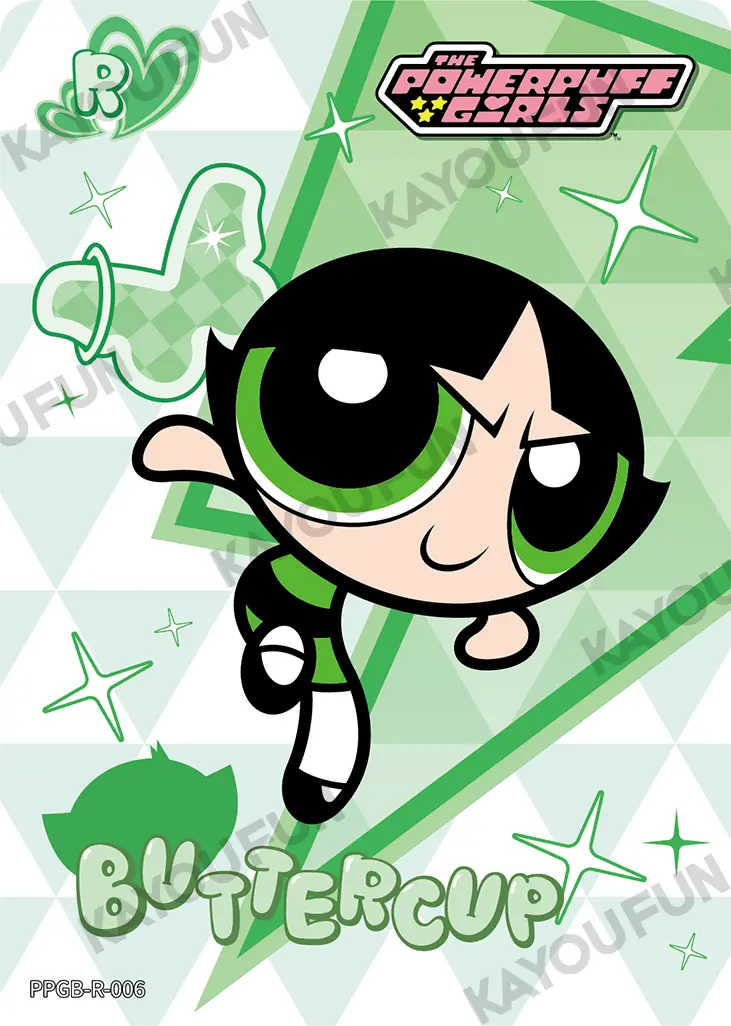 Kartu Kayou The Powerpuff Girls - Buttercup (R)