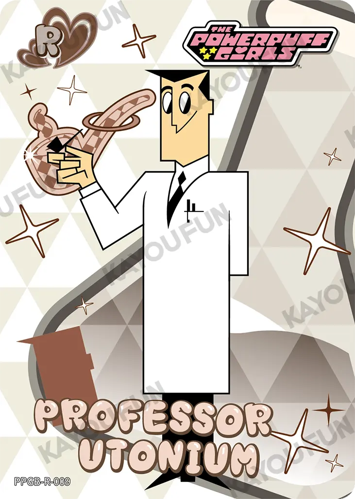 Kartu Kayou The Powerpuff Girls - Professor Utonium (R)