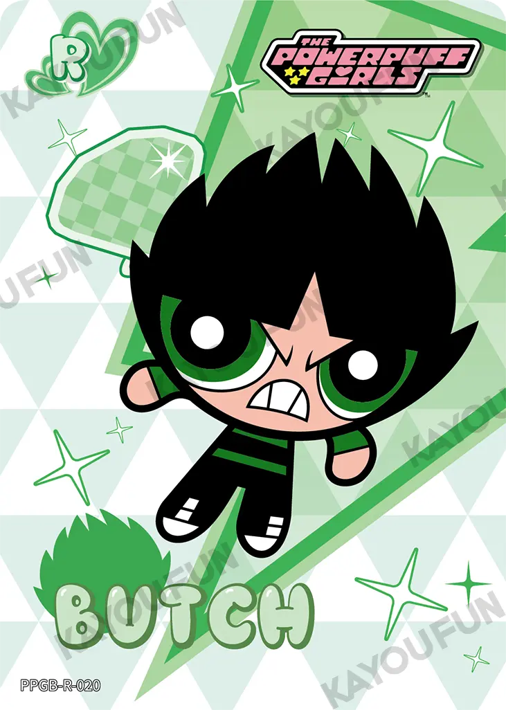 Kartu Kayou The Powerpuff Girls - Butch (R)