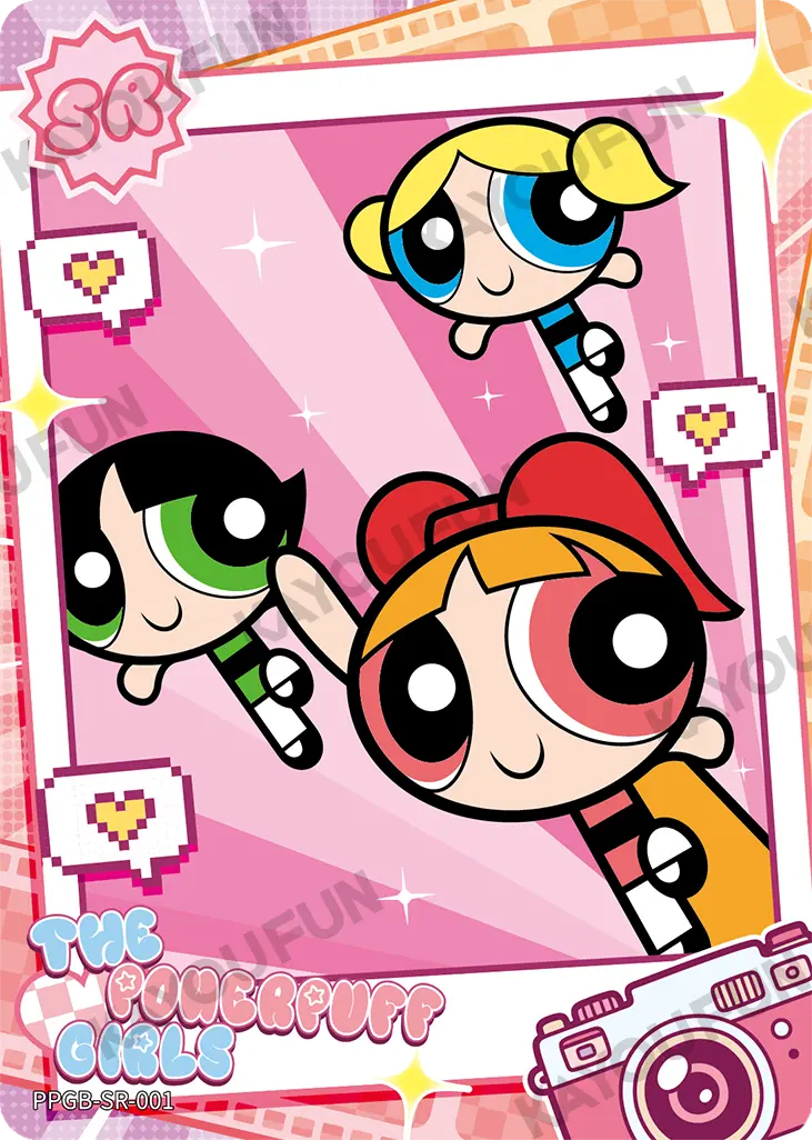 Kartu Kayou The Powerpuff Girls - The Powerpuff Girls (SR)