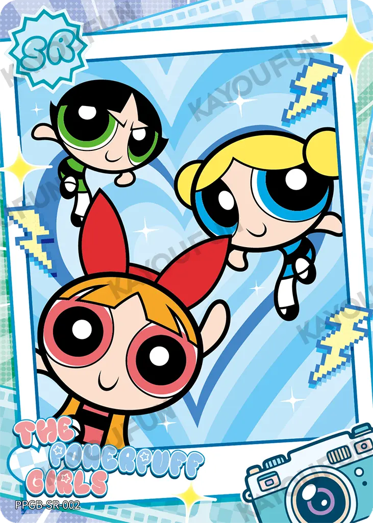 Kartu Kayou The Powerpuff Girls - The Powerpuff Girls (SR)