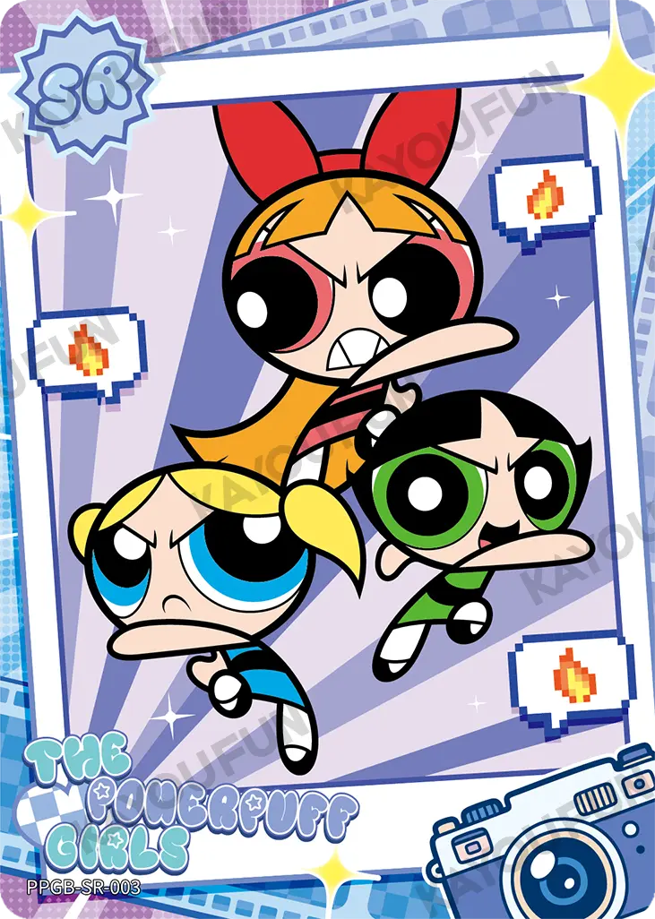 Kartu Kayou The Powerpuff Girls - The Powerpuff Girls (SR)