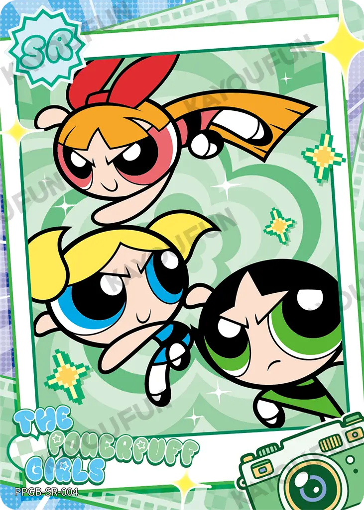 Kartu Kayou The Powerpuff Girls - The Powerpuff Girls (SR)