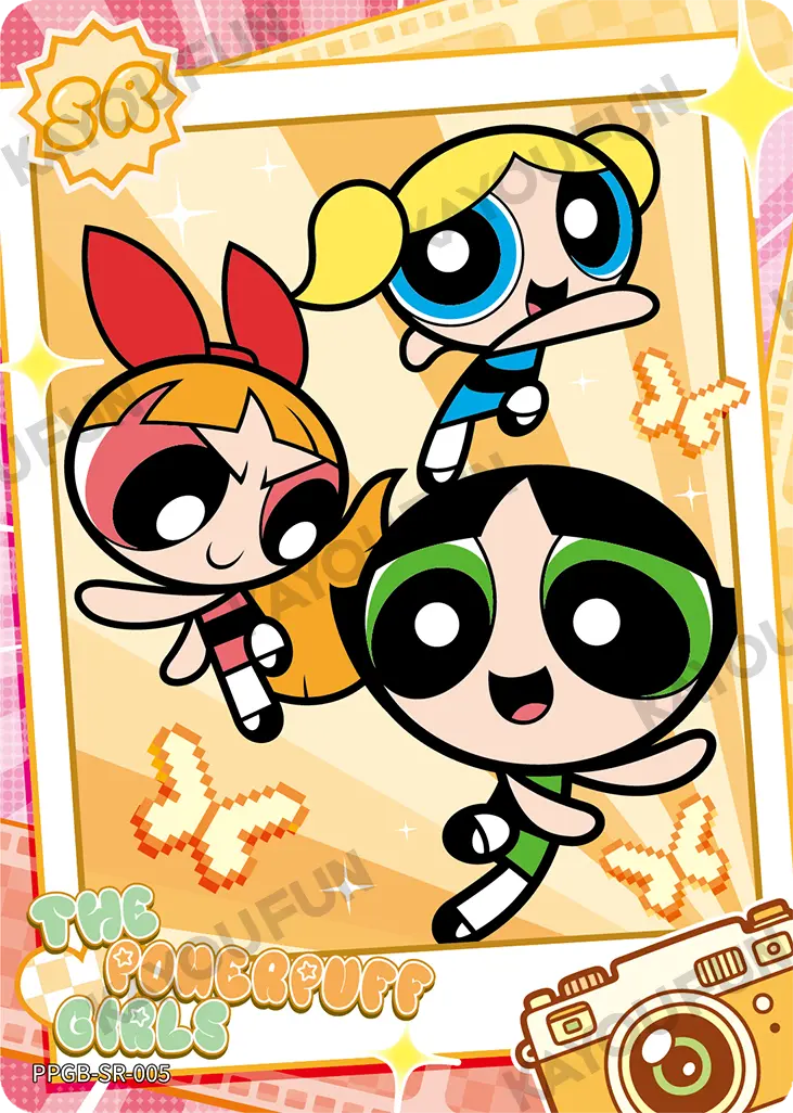 Kartu Kayou The Powerpuff Girls - The Powerpuff Girls (SR)