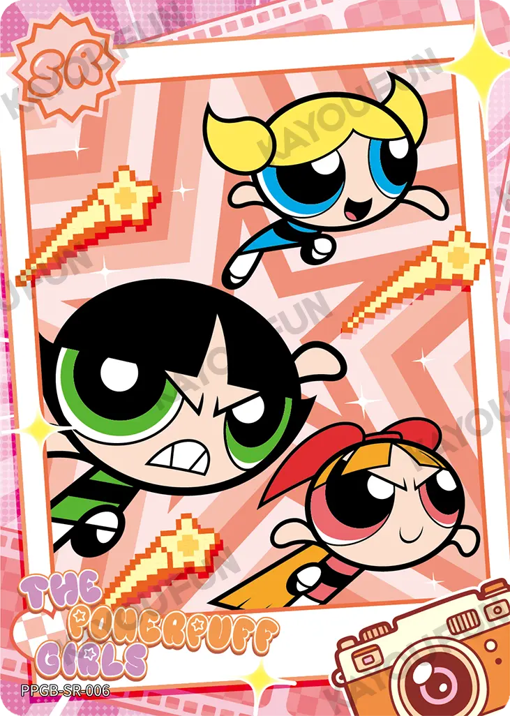 Kartu Kayou The Powerpuff Girls - The Powerpuff Girls (SR)