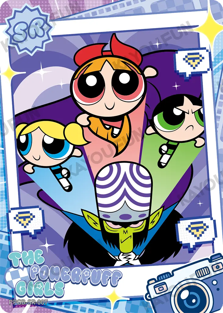 Kartu Kayou The Powerpuff Girls - The Powerpuff Girls (SR)