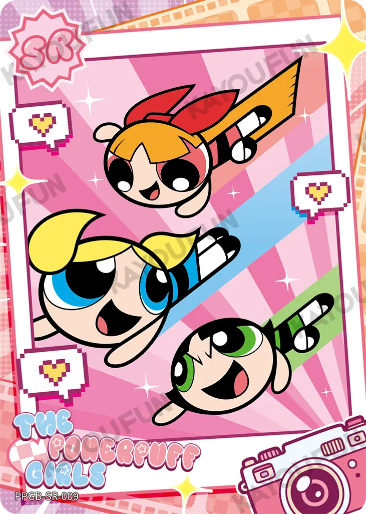 Kartu Kayou The Powerpuff Girls - The Powerpuff Girls (SR)