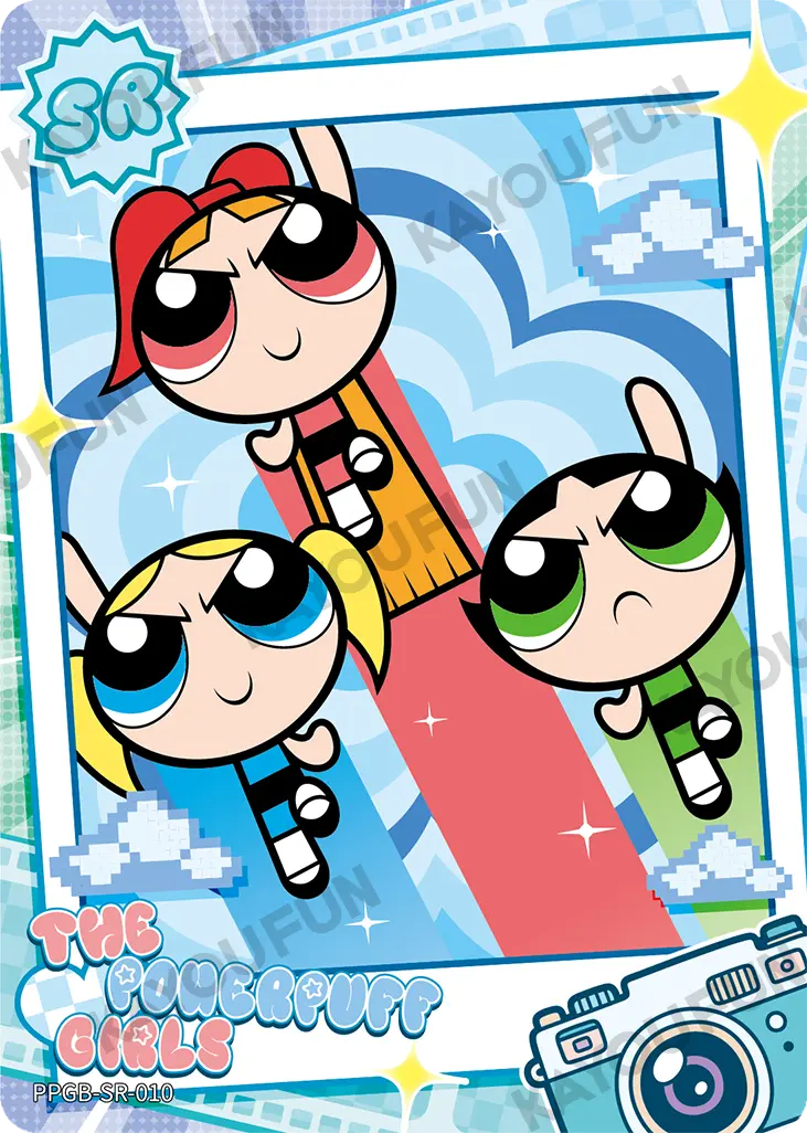 Kartu Kayou The Powerpuff Girls - The Powerpuff Girls (SR)