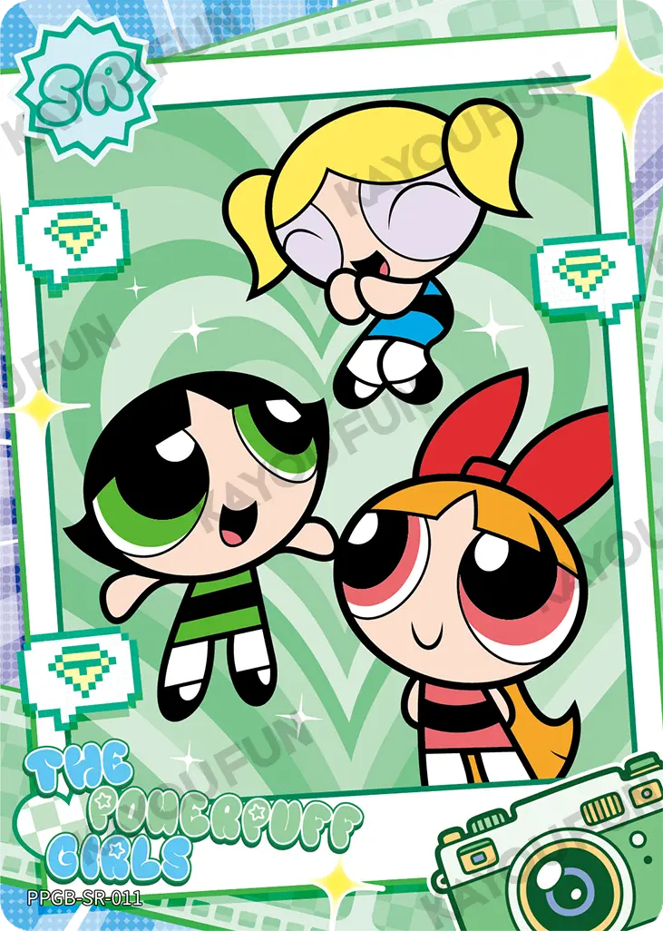 Kartu Kayou The Powerpuff Girls - The Powerpuff Girls (SR)