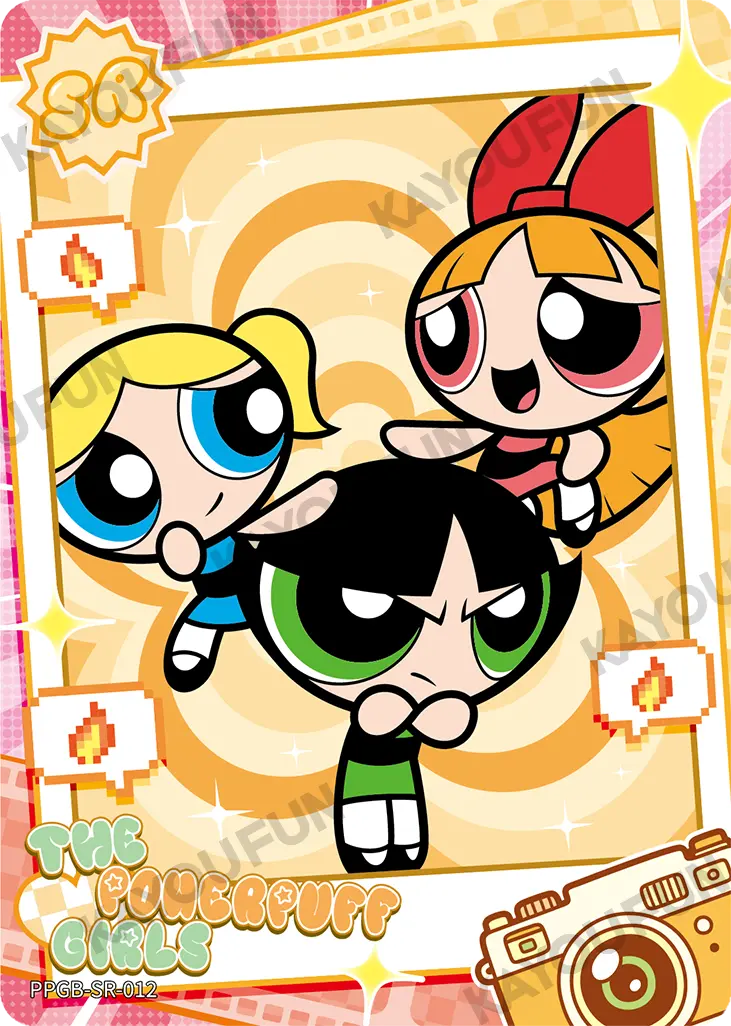 Kartu Kayou The Powerpuff Girls - The Powerpuff Girls (SR)