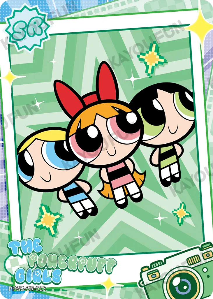 Kartu Kayou The Powerpuff Girls - The Powerpuff Girls (SR)