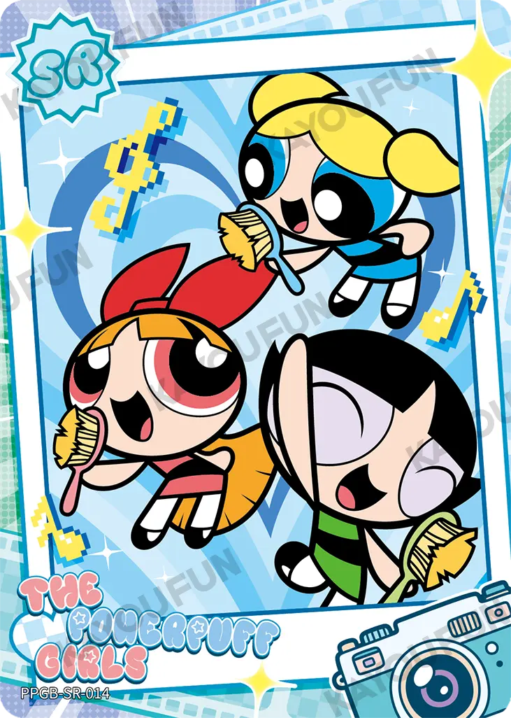 Kartu Kayou The Powerpuff Girls - The Powerpuff Girls (SR)