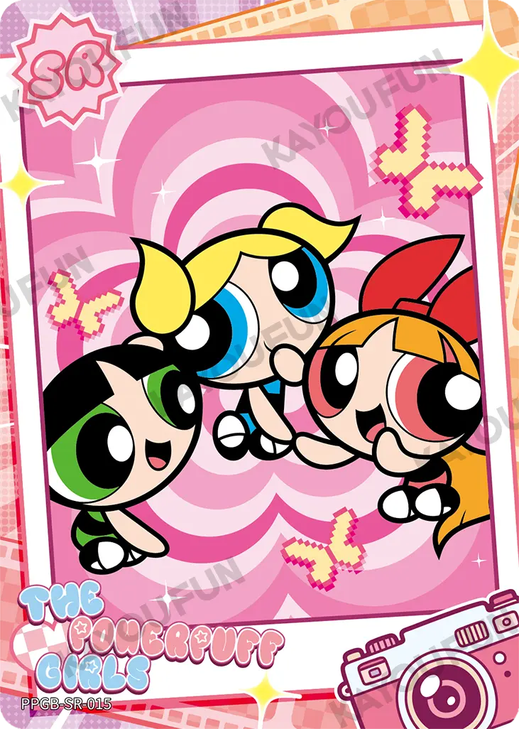 Kartu Kayou The Powerpuff Girls - The Powerpuff Girls (SR)