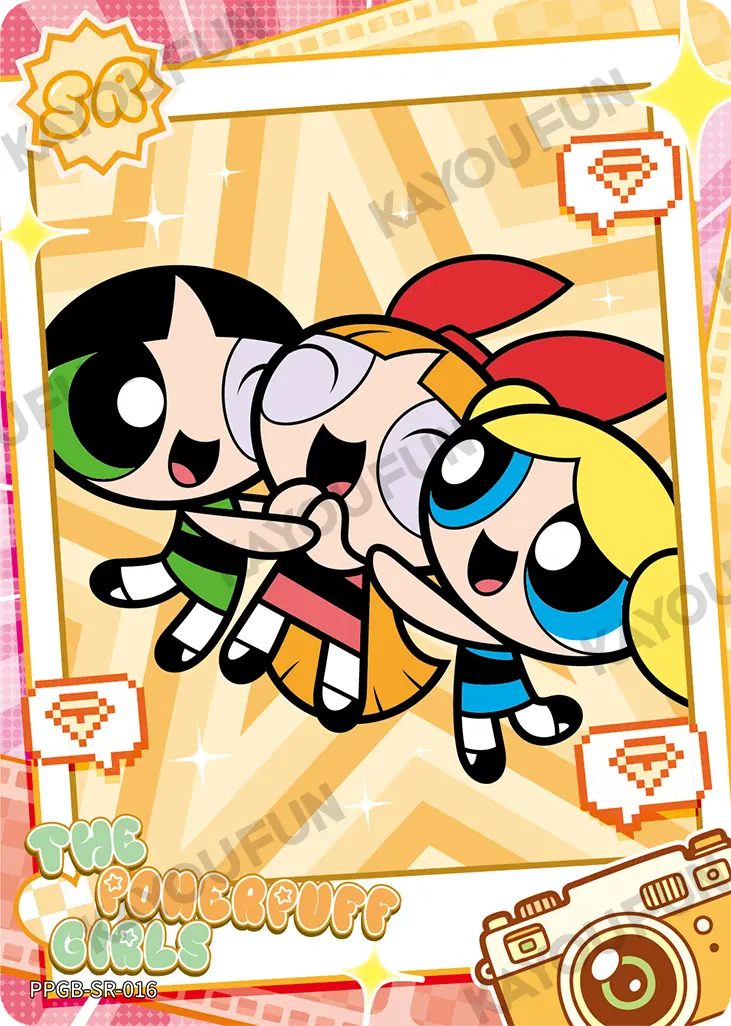 Kartu Kayou The Powerpuff Girls - The Powerpuff Girls (SR)
