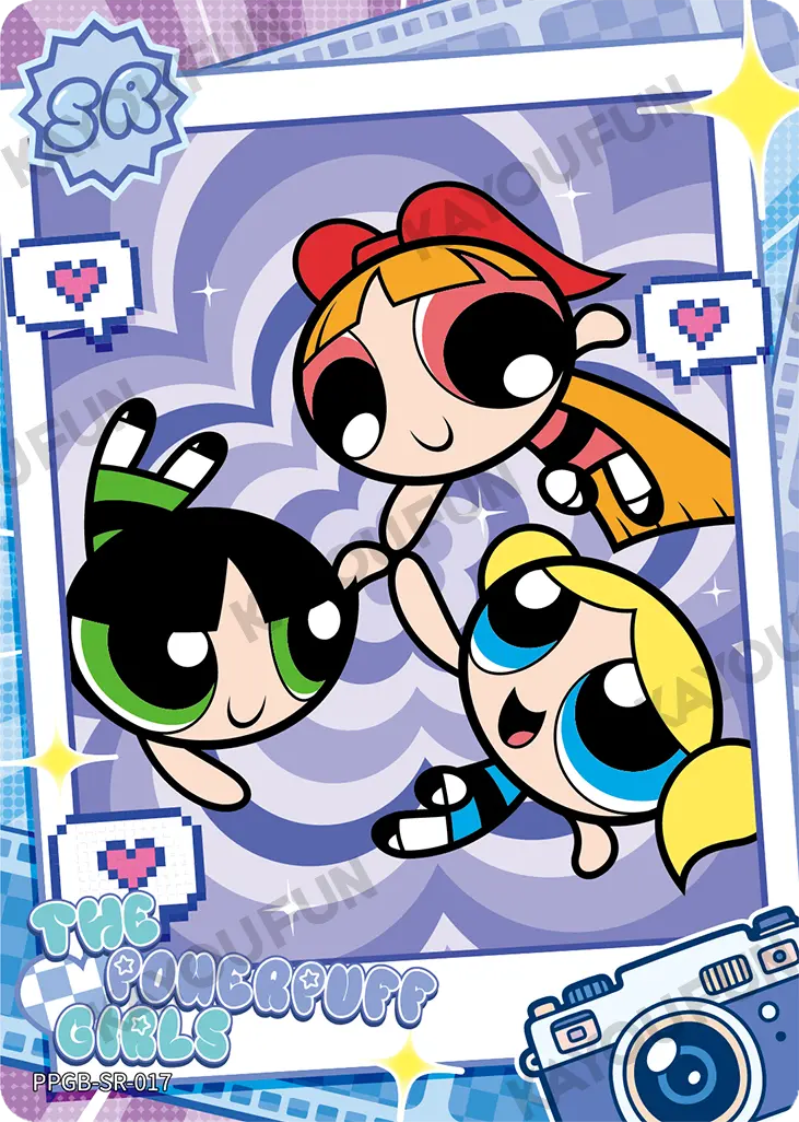 Kartu Kayou The Powerpuff Girls - The Powerpuff Girls (SR)