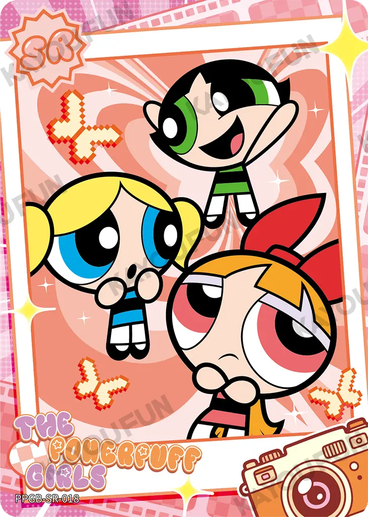 Kartu Kayou The Powerpuff Girls - The Powerpuff Girls (SR)