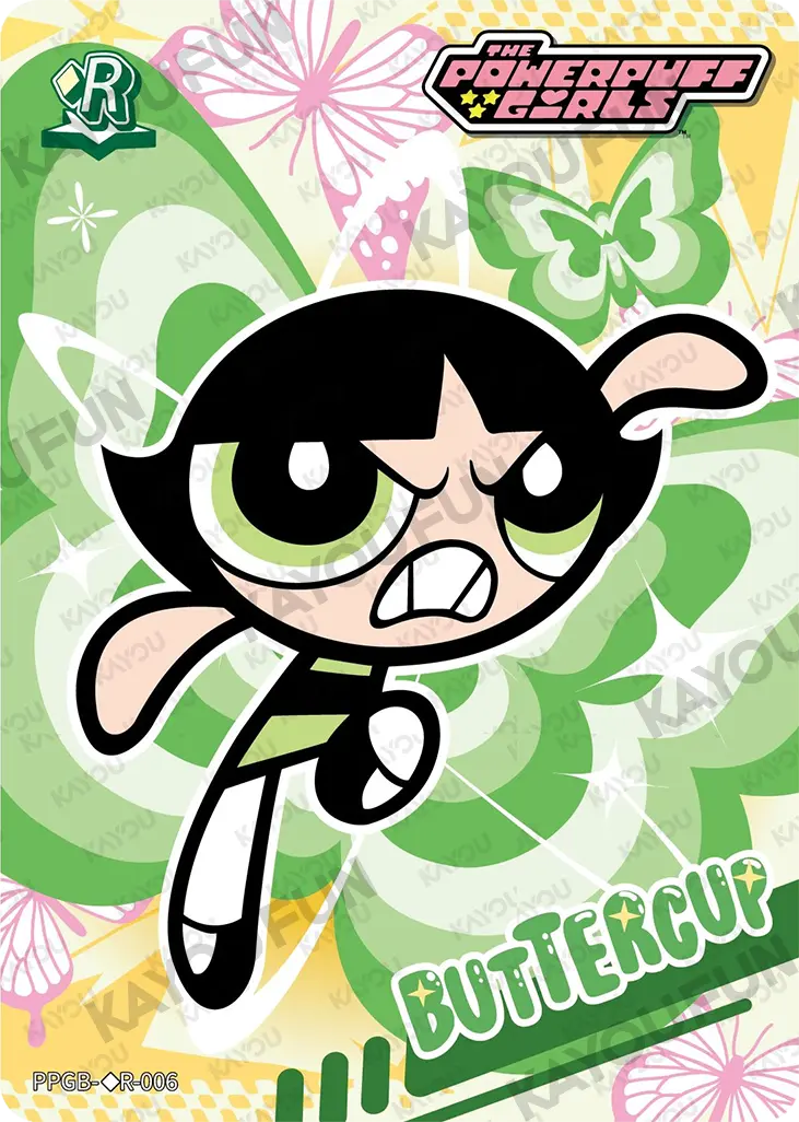 Kartu Kayou The Powerpuff Girls - Buttercup (◇R)