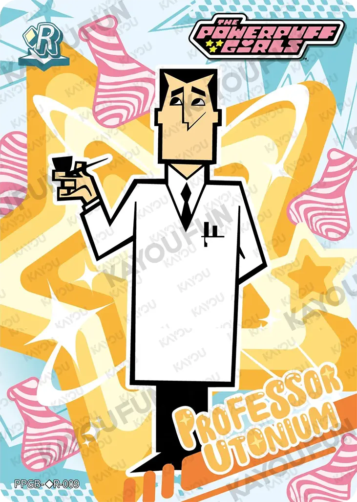 Kartu Kayou The Powerpuff Girls - Professor Utonium (◇R)