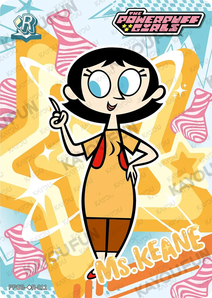 Kartu Kayou The Powerpuff Girls - Ms. Keane (◇R)