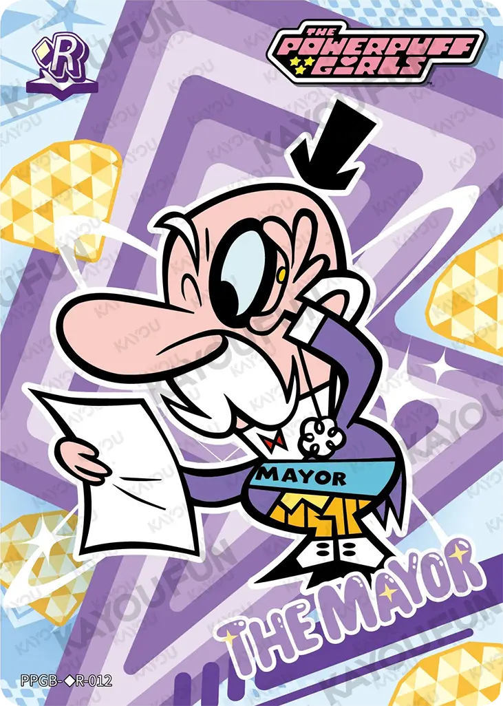 Kartu Kayou The Powerpuff Girls - The Mayor (◇R)
