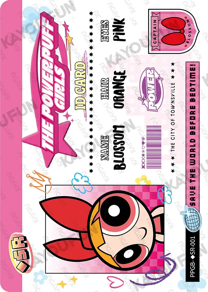 Kartu Kayou The Powerpuff Girls - Blossom (◇SR)