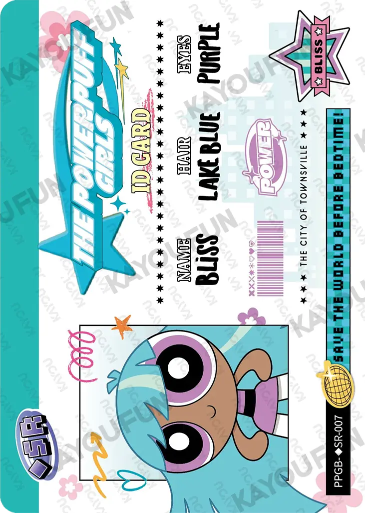Kartu Kayou The Powerpuff Girls - Bliss (◇SR)