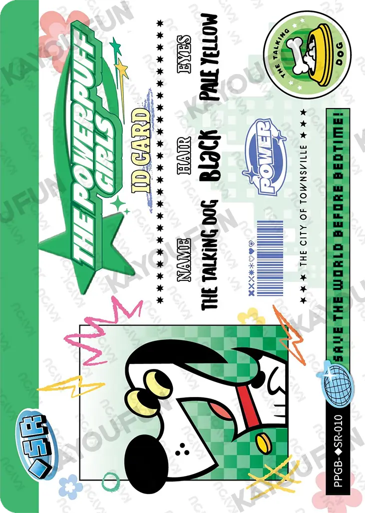 Kartu Kayou The Powerpuff Girls - The Talking Dog (◇SR)