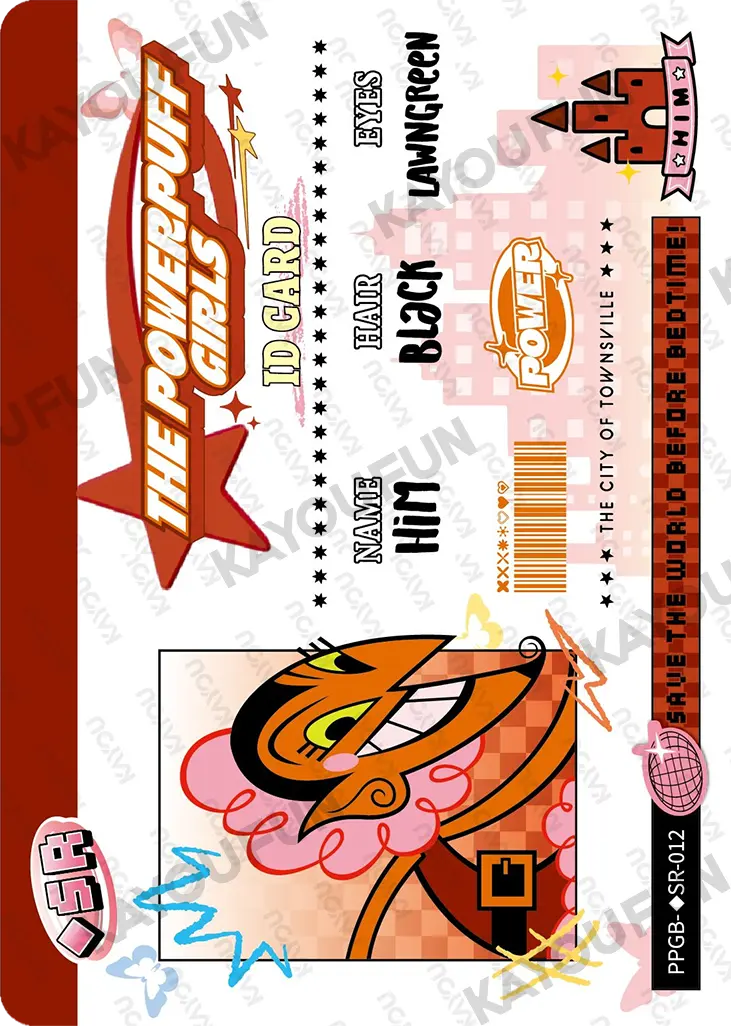 Kartu Kayou The Powerpuff Girls - HIM (◇SR)