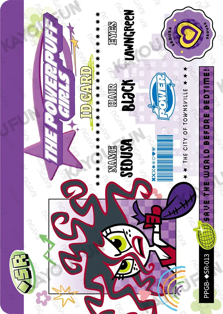 Kartu Kayou The Powerpuff Girls - Sedusa (◇SR)