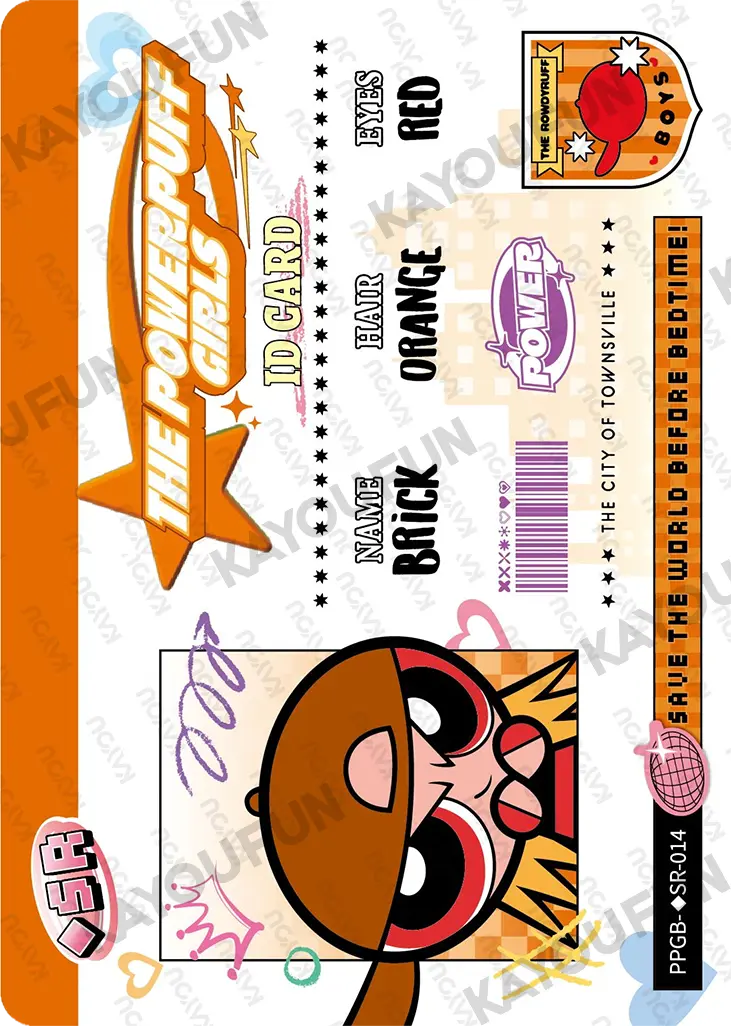 Kartu Kayou The Powerpuff Girls - Brick (◇SR)