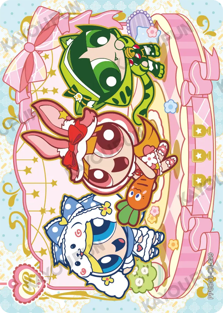 Kartu Kayou The Powerpuff Girls - The Powerpuff Girls (CR)