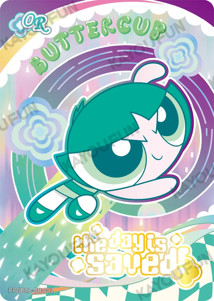 Kartu Kayou The Powerpuff Girls - Buttercup (OR)