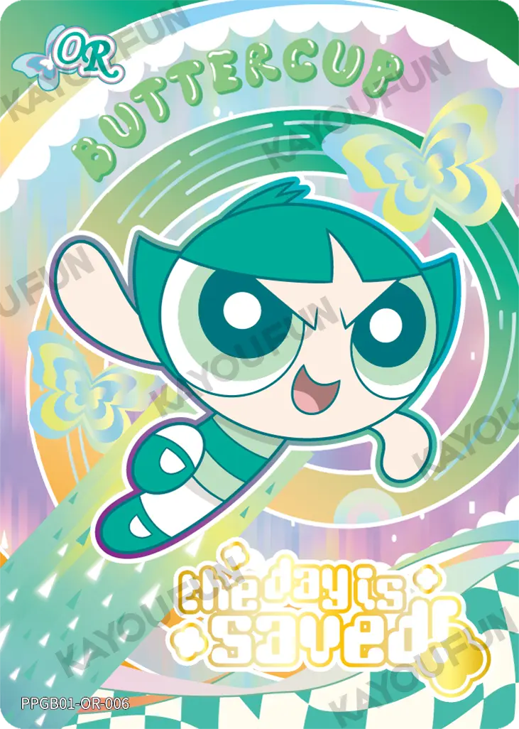 Kartu Kayou The Powerpuff Girls - Buttercup (OR)
