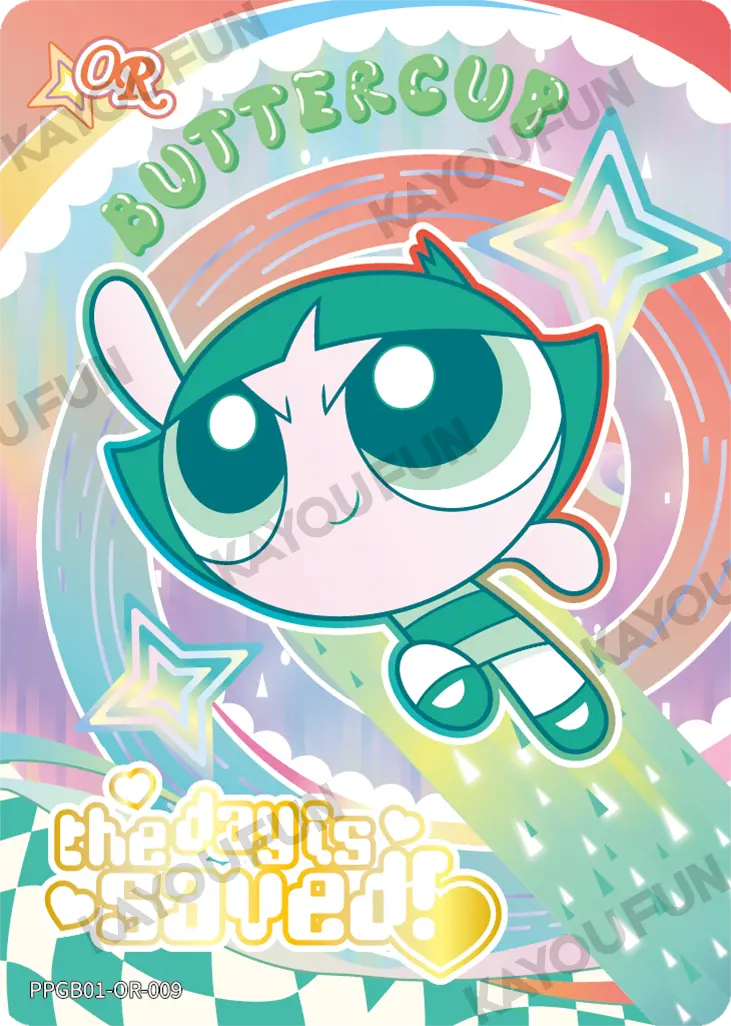 Kartu Kayou The Powerpuff Girls - Buttercup (OR)