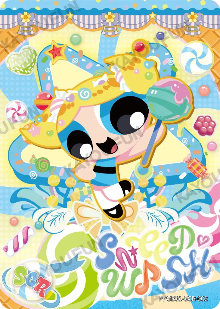 Kartu Kayou The Powerpuff Girls - Sweet Wish (SCR)