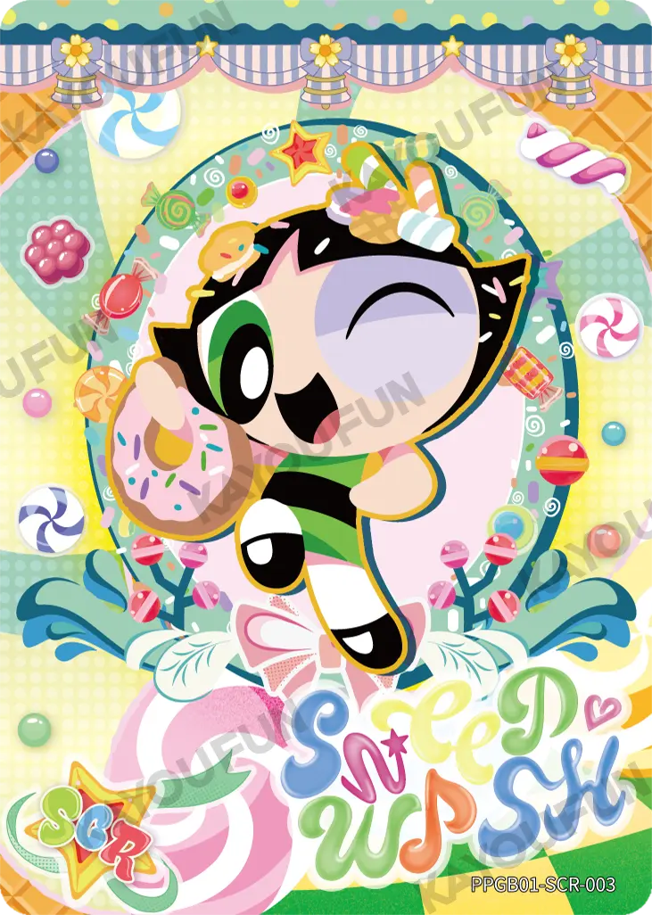 Kartu Kayou The Powerpuff Girls - Sweet Wish (SCR)