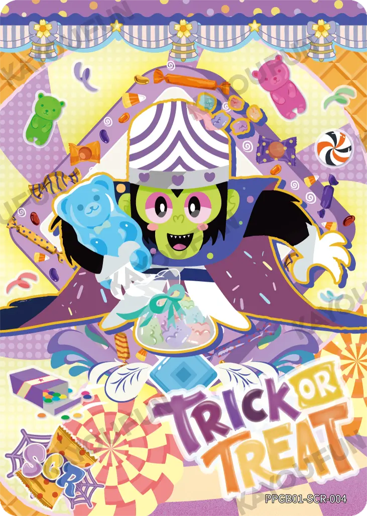 Kartu Kayou The Powerpuff Girls - Trick or Treat (SCR)