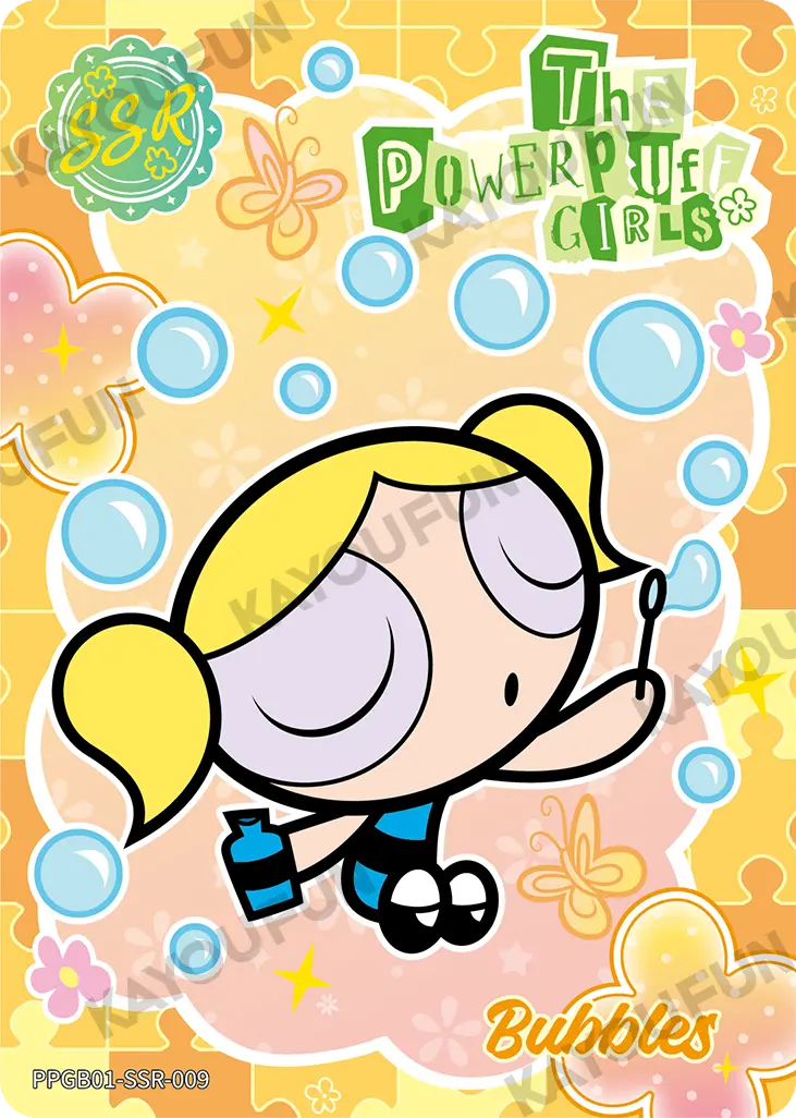 Kartu Kayou The Powerpuff Girls - Bubbles (SSR)