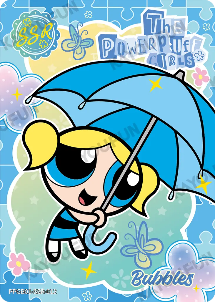 Kartu Kayou The Powerpuff Girls - Bubbles (SSR)